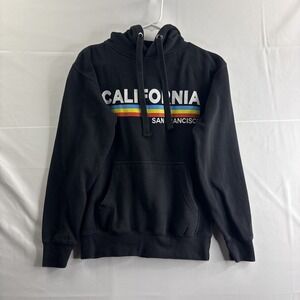 Cotton Heritage California San Francisco Black Youth XS L/S Hoodie Travel Casual